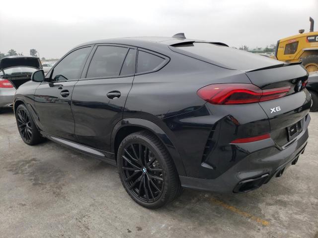 5UXCY6C03N9L74088 - 2022 BMW X6 XDRIVE40I BLACK photo 2