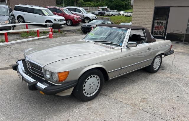 WDBBA48D2HA063609 - 1987 MERCEDES-BENZ 560 SL BROWN photo 2