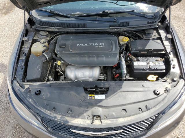 1C3CCCBB6GN123436 - 2016 CHRYSLER 200 S GRAY photo 11