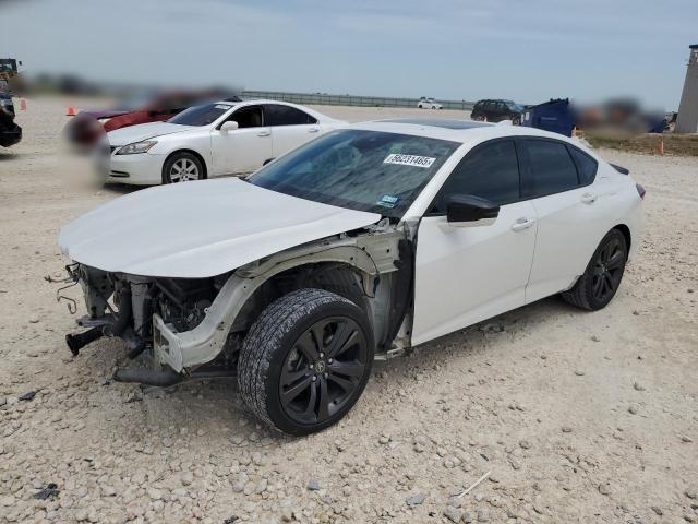 19UUB5F59MA003380 - 2021 ACURA TLX TECH A WHITE photo 1