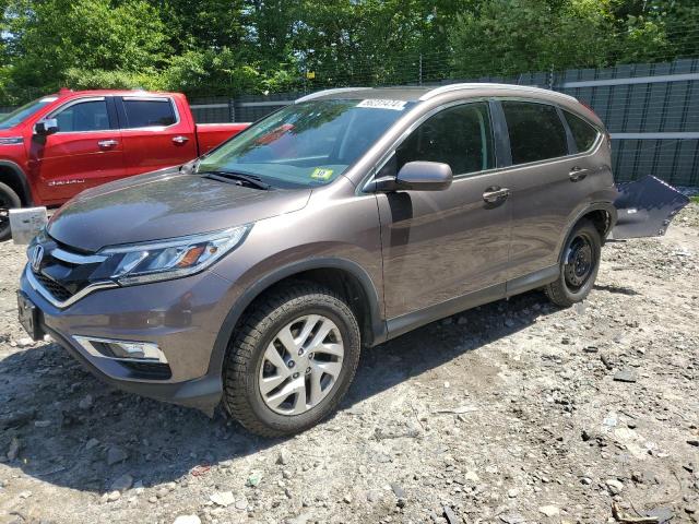 2HKRM4H71FH653503 - 2015 HONDA CR-V EXL BROWN photo 1