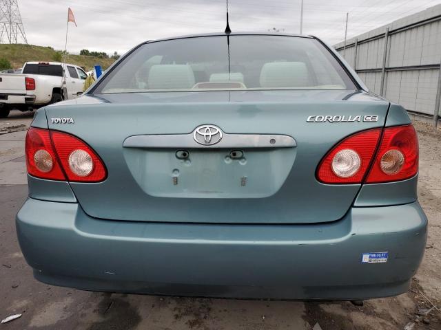 1NXBR32E17Z797088 - 2007 TOYOTA COROLLA CE TURQUOISE photo 6