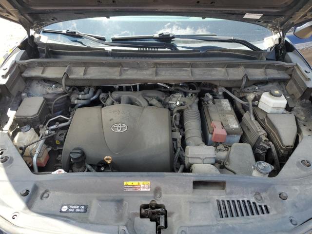 5TDGZRBH6LS009413 - 2020 TOYOTA HIGHLANDER XLE BLUE photo 11