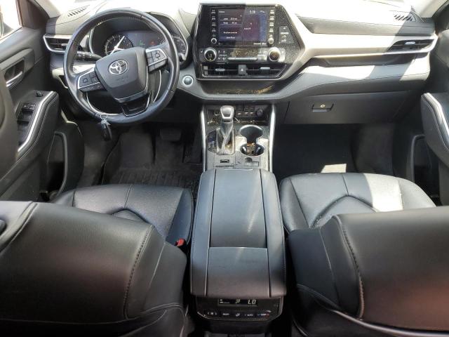 5TDGZRBH6LS009413 - 2020 TOYOTA HIGHLANDER XLE BLUE photo 8