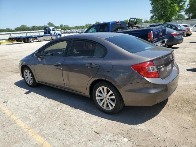 19XFB2F98CE013855 - 2012 HONDA CIVIC EXL თაფლისფერი ფოტო 2