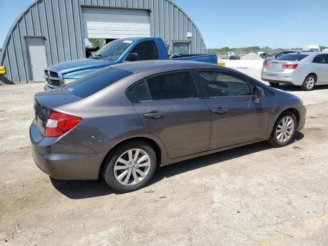 19XFB2F98CE013855 - 2012 HONDA CIVIC EXL თაფლისფერი ფოტო 3