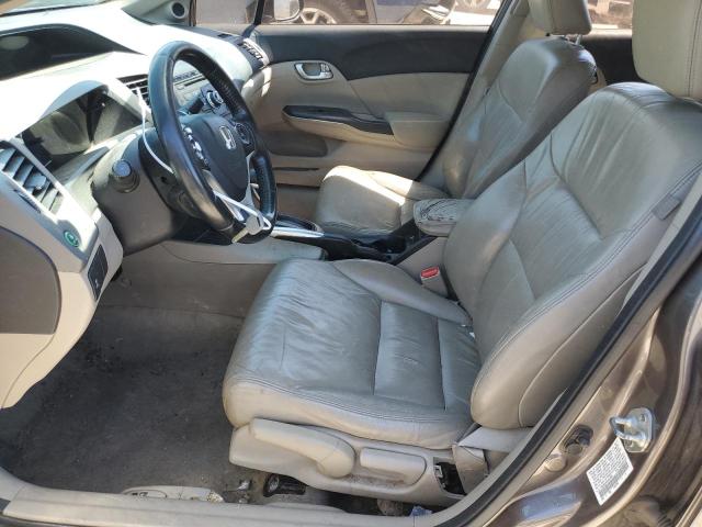 19XFB2F98CE013855 - 2012 HONDA CIVIC EXL თაფლისფერი ფოტო 7