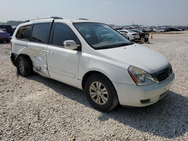 KNDMG4C78C6437730 - 2012 KIA SEDONA LX WHITE photo 4