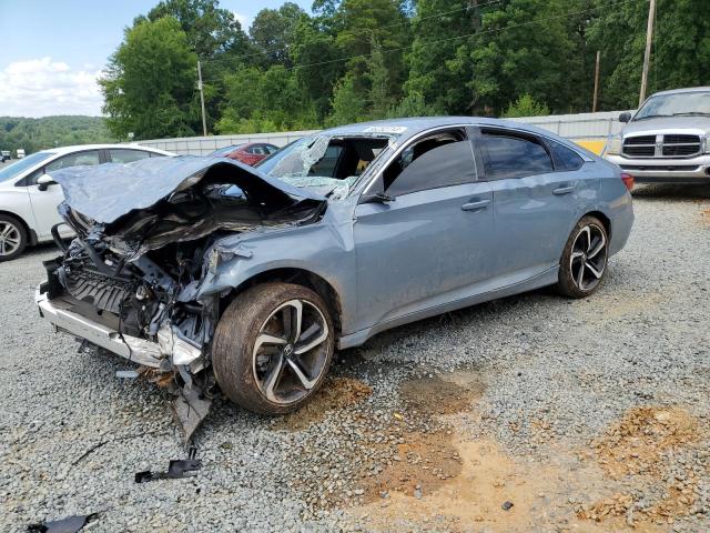 1HGCV1F32NA016242 - 2022 HONDA ACCORD SPORT BLUE photo 1