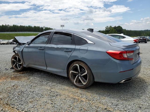 1HGCV1F32NA016242 - 2022 HONDA ACCORD SPORT BLUE photo 2