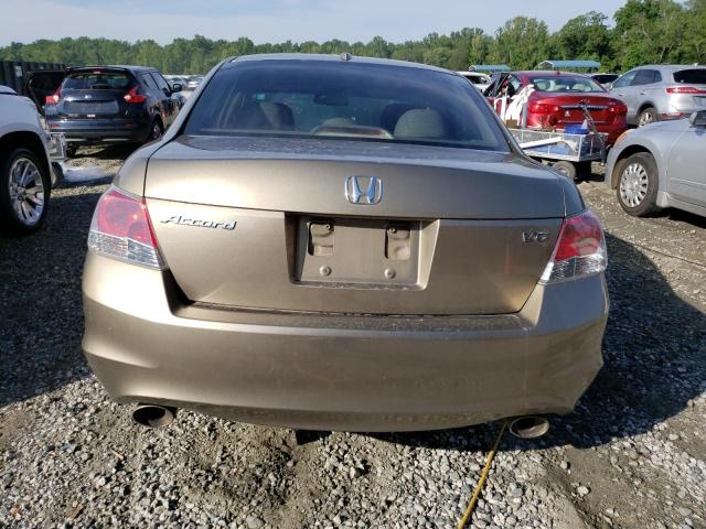 1HGCP36828A019857 - 2008 HONDA ACCORD EXL GOLD photo 6