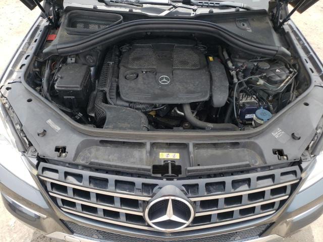 4JGDA5HBXCA037150 - 2012 MERCEDES-BENZ ML 350 4MATIC GRAY photo 11