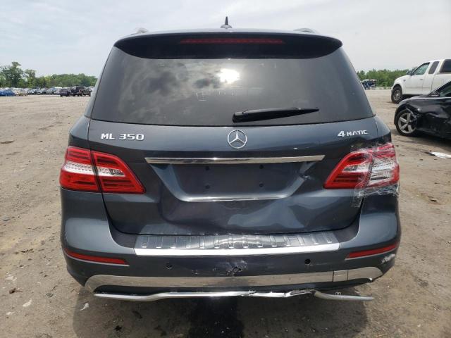 4JGDA5HBXCA037150 - 2012 MERCEDES-BENZ ML 350 4MATIC GRAY photo 6