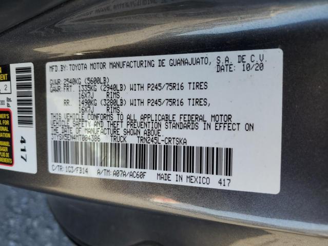 3TYSX5EN4MT004386 - 2021 TOYOTA TACOMA ACCESS CAB Boz foto 12