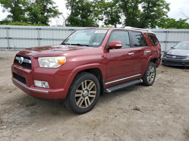 JTEBU5JR3A5013378 - 2010 TOYOTA 4RUNNER SR5 BURGUNDY photo 1