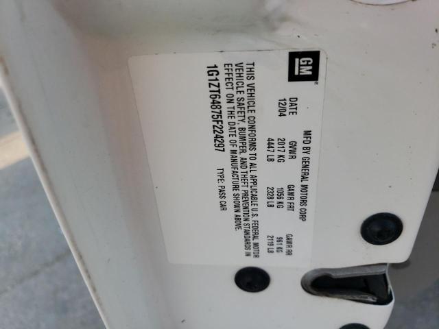 1G1ZT64875F224297 - 2005 CHEVROLET MALIBU MAXX LS WHITE photo 12