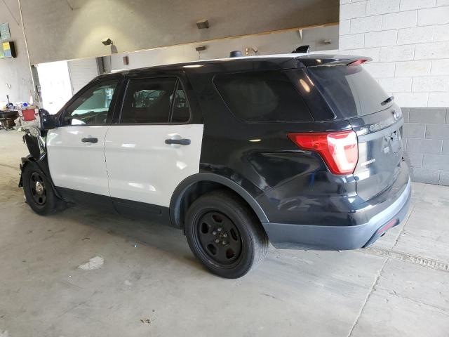1FM5K8AR9HGE39711 - 2017 FORD EXPLORER POLICE INTERCEPTOR TWO TONE photo 2