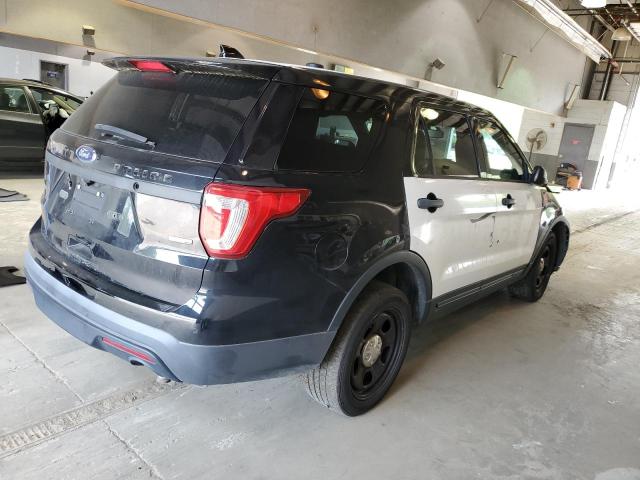 1FM5K8AR9HGE39711 - 2017 FORD EXPLORER POLICE INTERCEPTOR TWO TONE photo 3