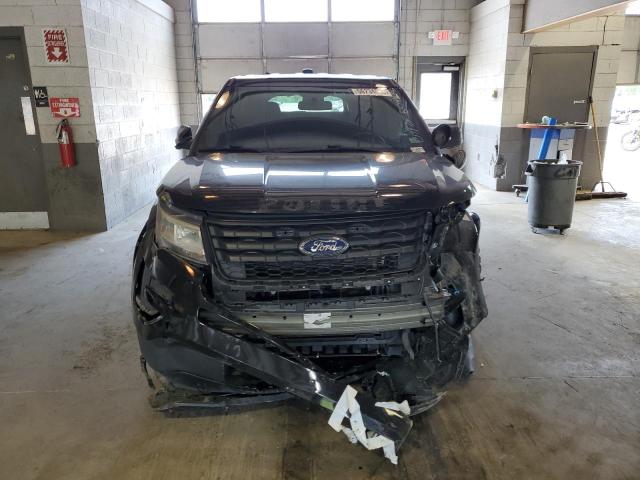 1FM5K8AR9HGE39711 - 2017 FORD EXPLORER POLICE INTERCEPTOR TWO TONE photo 5