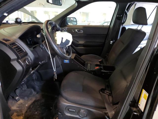 1FM5K8AR9HGE39711 - 2017 FORD EXPLORER POLICE INTERCEPTOR TWO TONE photo 7