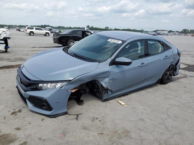 SHHFK7H43HU221494 - 2017 HONDA CIVIC SPORT 蓝色 照片 1