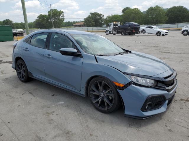 SHHFK7H43HU221494 - 2017 HONDA CIVIC SPORT 蓝色 照片 4