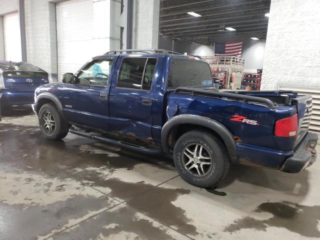 1GCDT13X13K156337 - 2003 CHEVROLET S TRUCK S10 BLUE photo 2