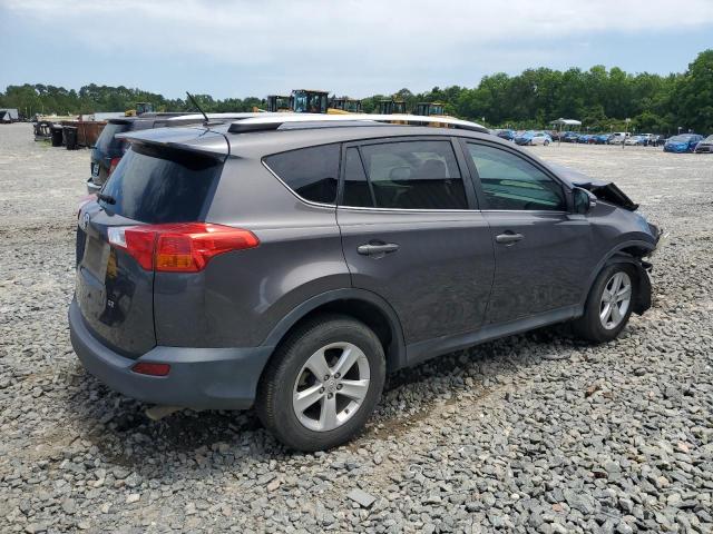 2T3WFREV7EW112704 - 2014 TOYOTA RAV4 XLE GRAY photo 3