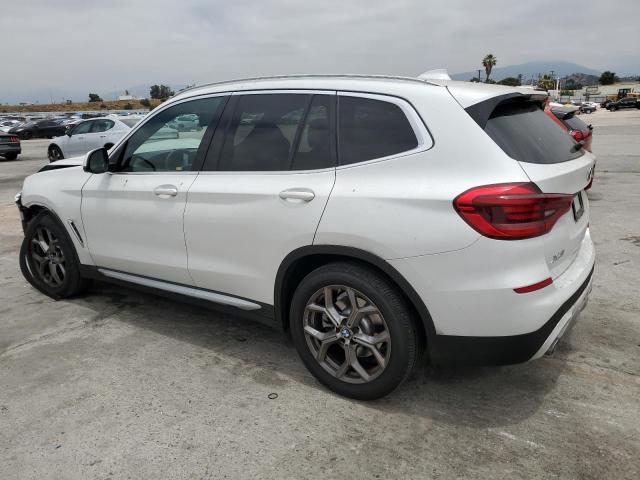 5UXTY3C03M9D75726 - 2021 BMW X3 SDRIVE30I Weiß Foto 2