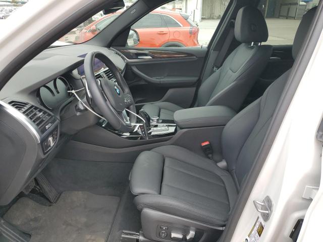 5UXTY3C03M9D75726 - 2021 BMW X3 SDRIVE30I Weiß Foto 7