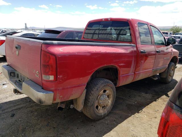 3D7KS28C56G194614 - 2006 DODGE RAM 2500 ST RED photo 3