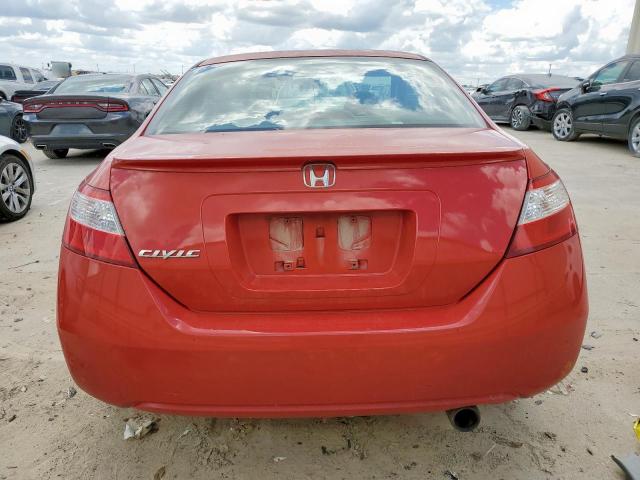 2HGFG12886H564242 - 2006 HONDA CIVIC EX RED photo 6