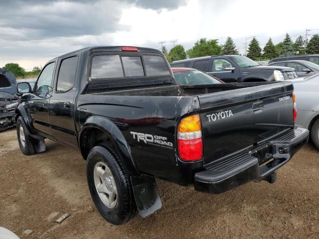 5TEGN92N52Z093615 - 2002 TOYOTA TACOMA DOUBLE CAB PRERUNNER BLACK photo 2