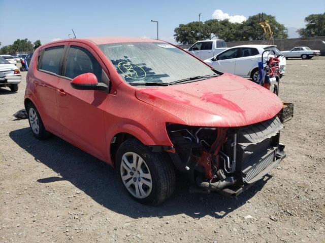 1G1JG6SB7L4126699 - 2020 CHEVROLET SONIC RED photo 1