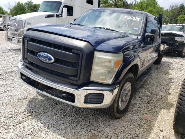 1FT8W3BT2BEB94711 - 2011 FORD F350 SUPER DUTY BLUE photo 1