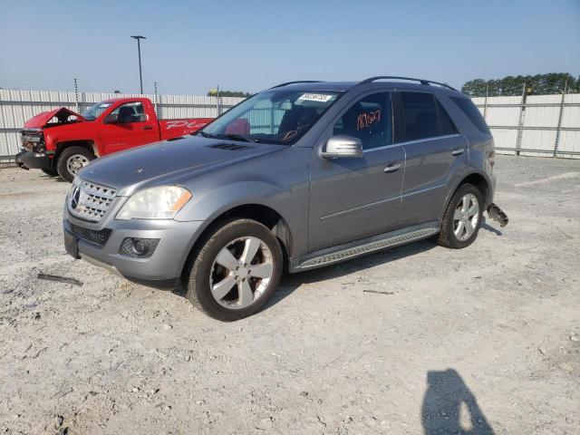 4JGBB8GB2BA646271 - 2011 MERCEDES-BENZ ML 350 4MATIC SILVER photo 1