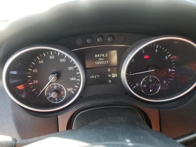 4JGBB8GB2BA646271 - 2011 MERCEDES-BENZ ML 350 4MATIC SILVER photo 9