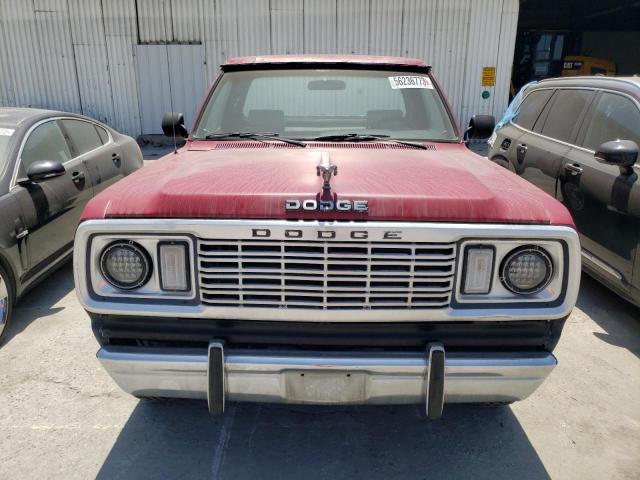 1B7KE2686LS601554 - 1990 DODGE D-SERIES D200 RED photo 5