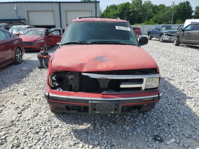 1GNDT13W3SK166073 - 1995 CHEVROLET BLAZER RED photo 5