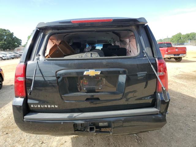 1GNSCHKC5GR447278 - 2016 CHEVROLET SUBURBAN C1500 LT BLACK photo 6