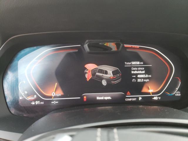 5UXCX4C58KLS38315 - 2019 BMW X7 XDRIVE50I GRAY photo 9