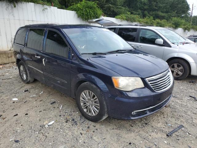 2C4RC1CG4DR806545 - 2013 CHRYSLER TOWN & COU TOURING L BLUE photo 1