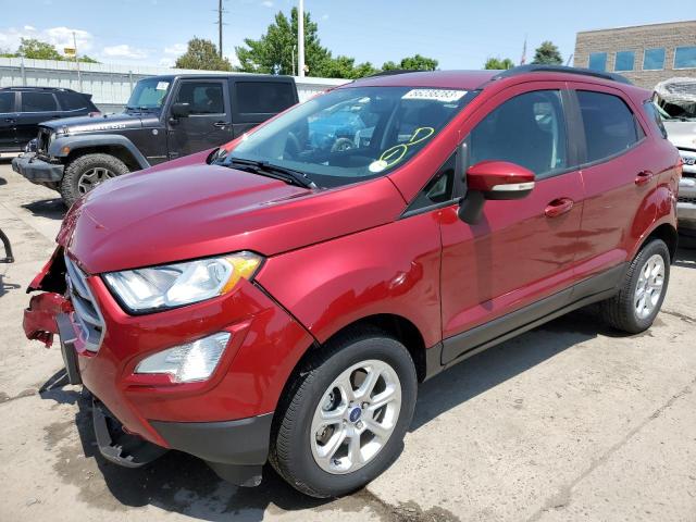 MAJ6S3GL7KC299144 - 2019 FORD ECOSPORT SE Burdeos foto 1