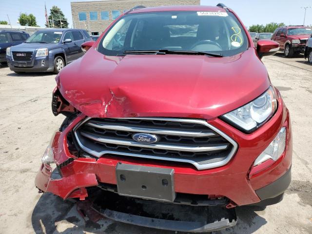 MAJ6S3GL7KC299144 - 2019 FORD ECOSPORT SE Burdeos foto 5