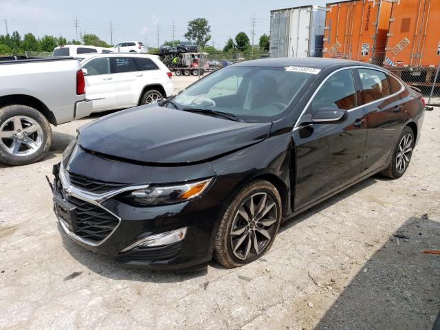 1G1ZG5ST7NF203228 - 2022 CHEVROLET MALIBU RS BLACK photo 1