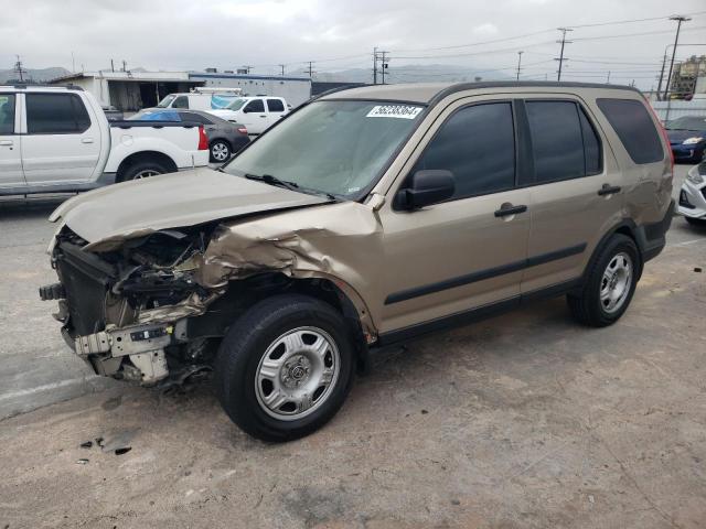 JHLRD685X5C005245 - 2005 HONDA CR-V LX GOLD photo 1