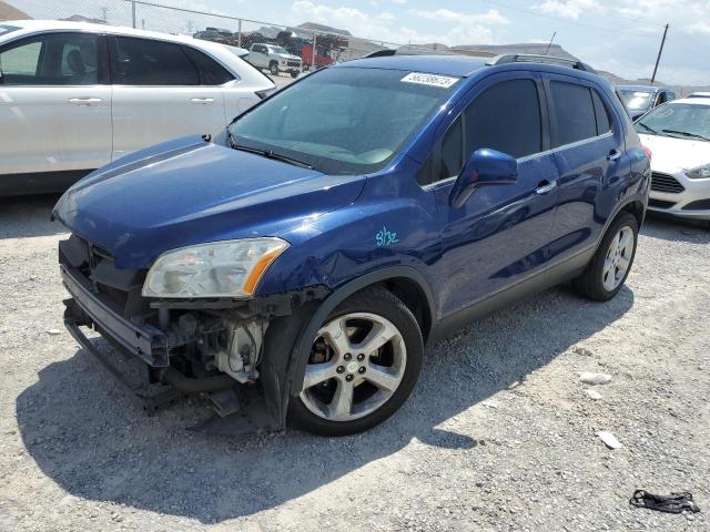 3GNCJNSB5FL200638 - 2015 CHEVROLET TRAX LTZ BLUE photo 1