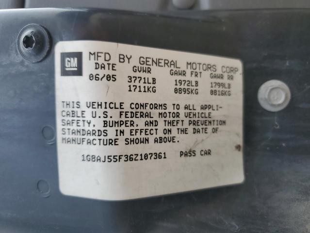 1G8AJ55F36Z107361 - 2006 SATURN ION LEVEL 2 MAROON photo 12