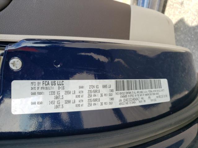 2C4RC1EG1HR543417 - 2017 CHRYSLER PACIFICA TOURING L PLUS BLUE photo 14