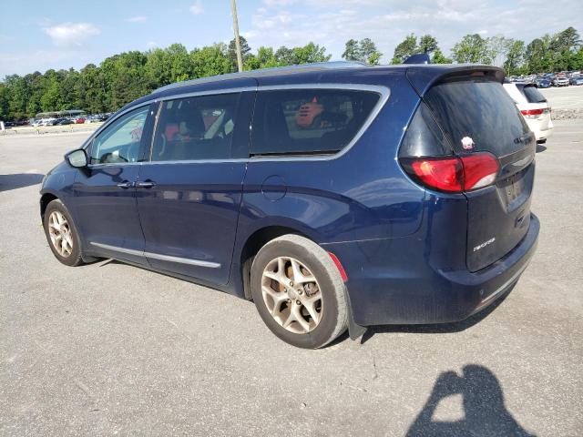 2C4RC1EG1HR543417 - 2017 CHRYSLER PACIFICA TOURING L PLUS BLUE photo 2